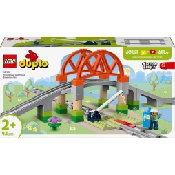 DUPLO 10426 Eisenbahnbrücke und Schienen