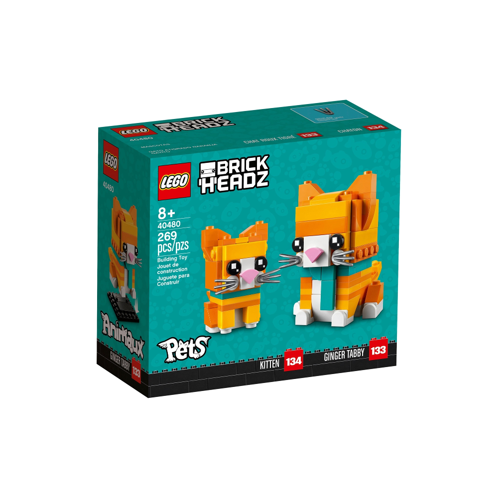 Ginger Tabby & Kitten 40480