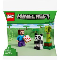 LEGO 30672 Steve mit Baby-Panda