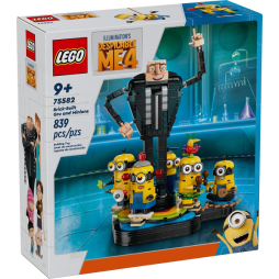 Brick-Built Gru and Minions 75582