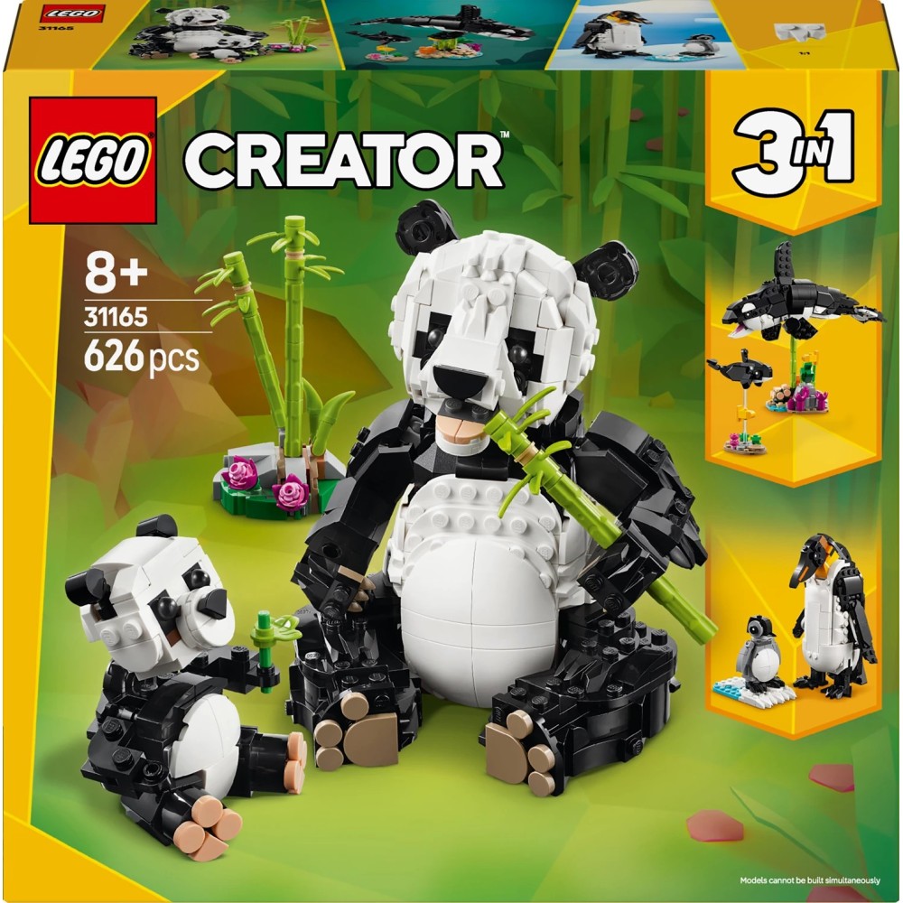 LEGO 31165 Wilde Tiere Pandafamilie
