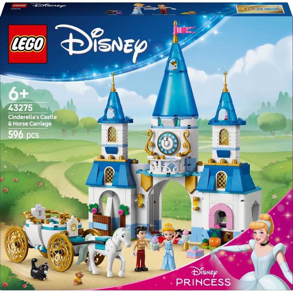 LEGO 43275 Cinderellas Schloss und