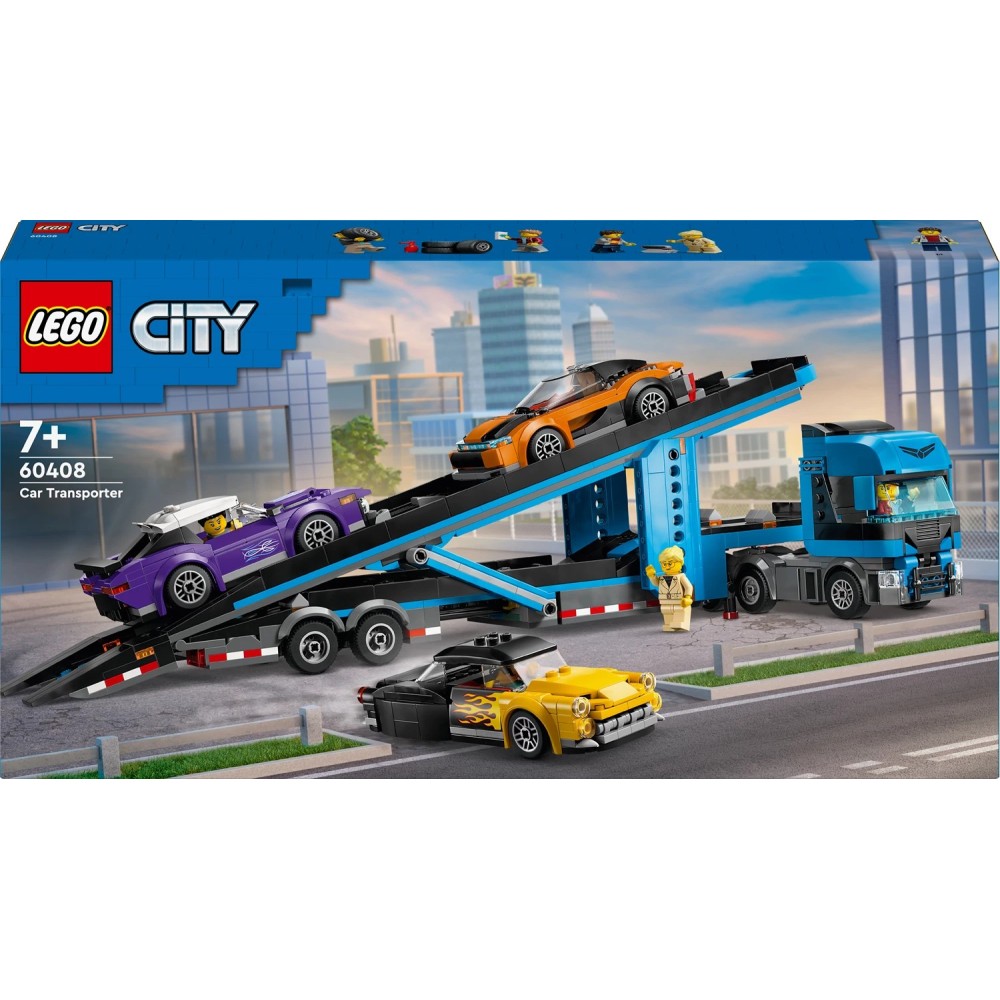 LEGO 60408 Autotransporter mit Sportwagen