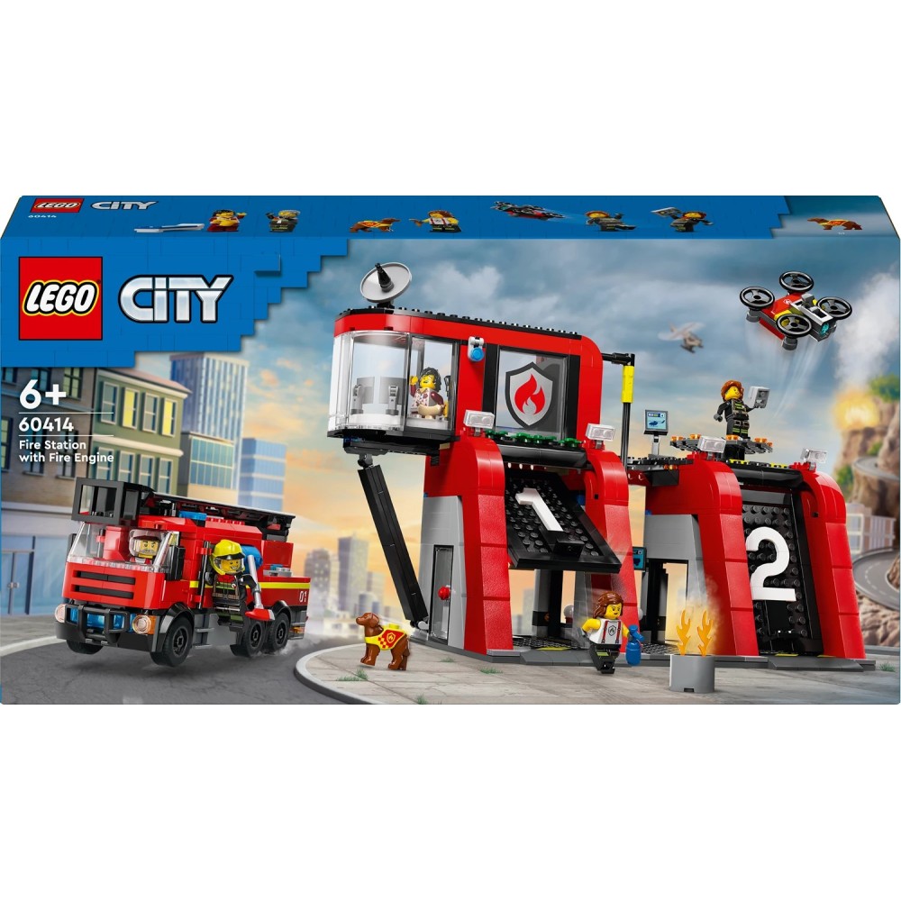 LEGO 60414 Feuerwehrstation mit