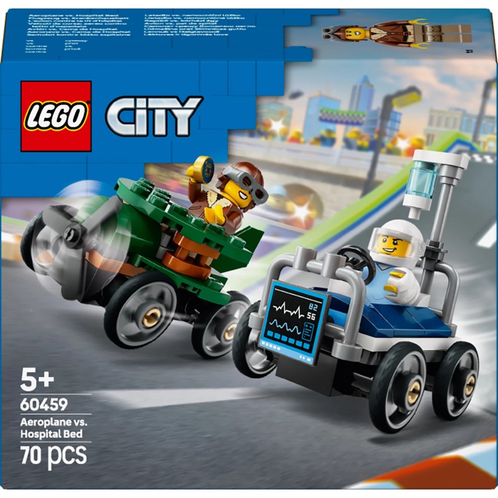 LEGO 60459 Flugzeug vs. Krankenhausbett LEGO 60459 Flugzeug vs. Krankenhausbett