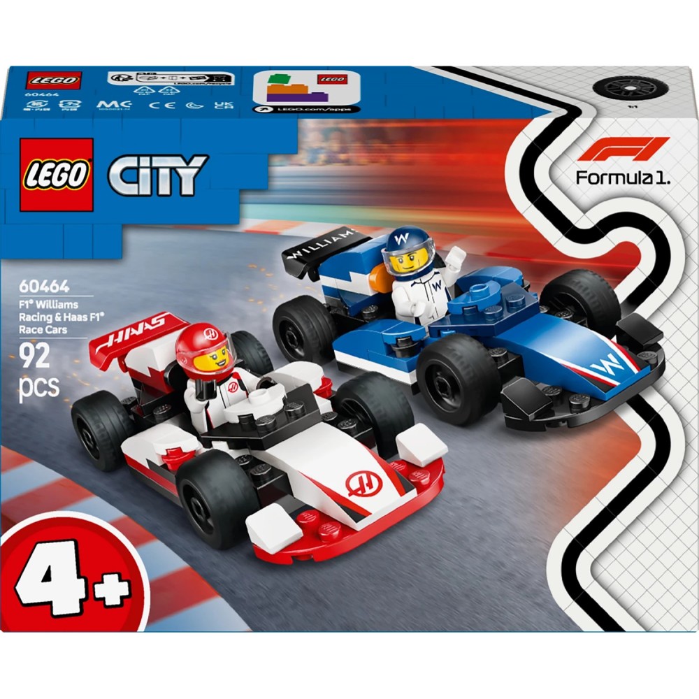 LEGO 60464 F1 Williams Racing und Haas F1