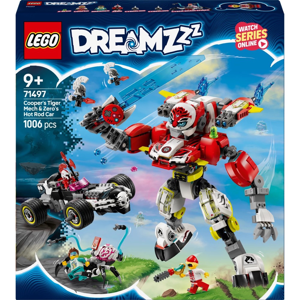 LEGO 71497 Coopers Tiger Mech und Zero's