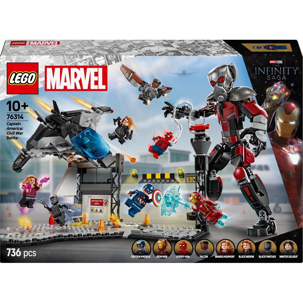 LEGO 76314 Captain America Civil War