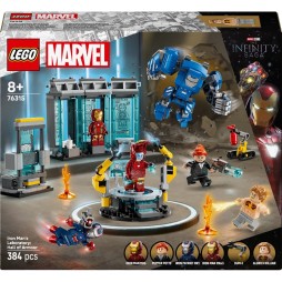 LEGO 76315 Iron Mans Labor: Halle der
